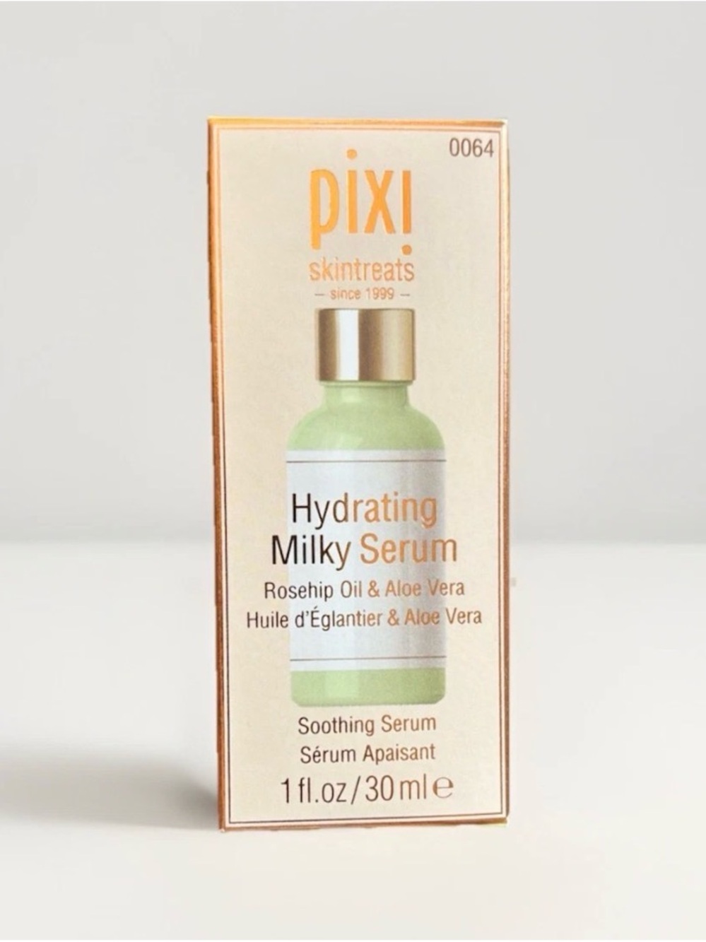 Pixi Skintreats Hydrating Milky Face Serum, Rosehip Oil & Aloe, 1 fl oz